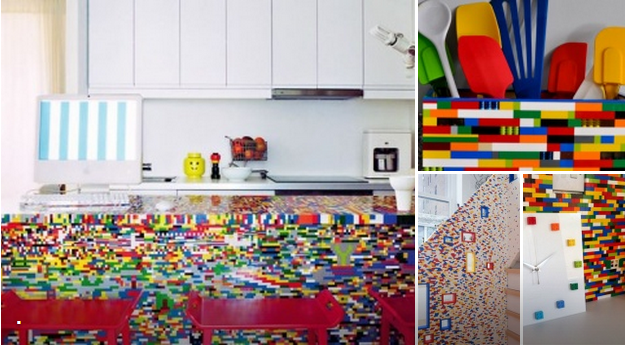 Smelies idejas bērnu istabai: LEGO klucīšu dekorācijas