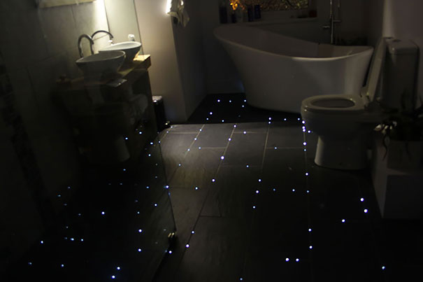 Ienes zvaigznes savā vannas istabā!